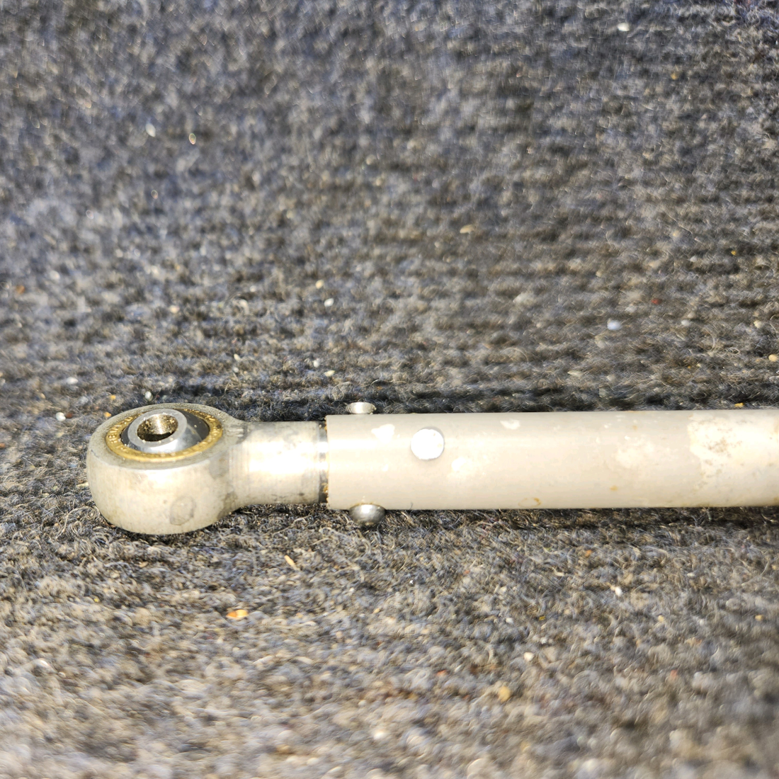 Used aircraft parts for sale, 35-524066-2 BEECHCRAFT F35 Rudder Pedal Push Rod Tube Assembly