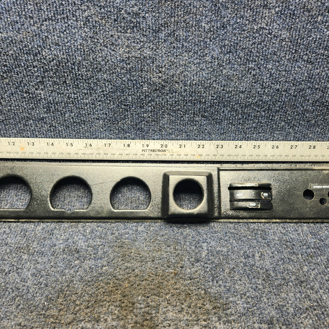 Used aircraft parts for sale, 69831-05 Piper PA32RT-300 MIDDLE RIGHT, INSTRUMENT PANEL COVER