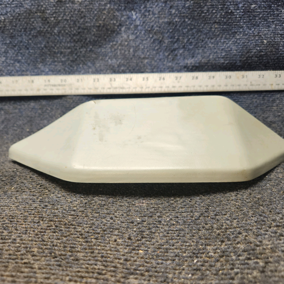 Used aircraft parts for sale, 33-534012-1, 33-534012-5, 35-534012-5 Beechcraft 35-33 Armrest Assembly – Gray/Beige