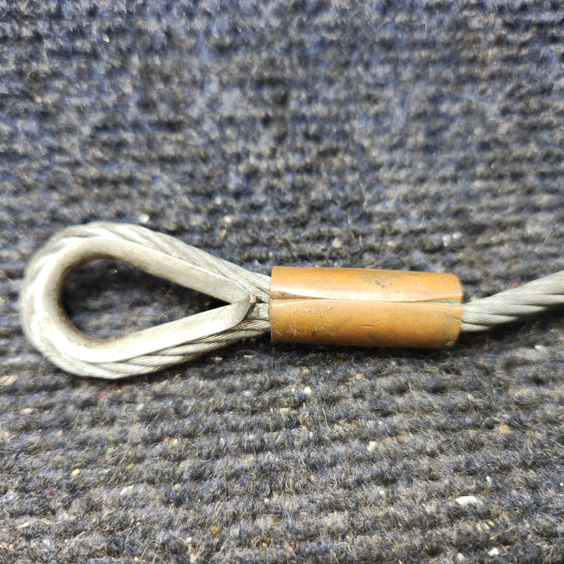 Used aircraft parts for sale, 96908-000 Piper PA32RT-300 Seat Belt Attach Cable Assembly