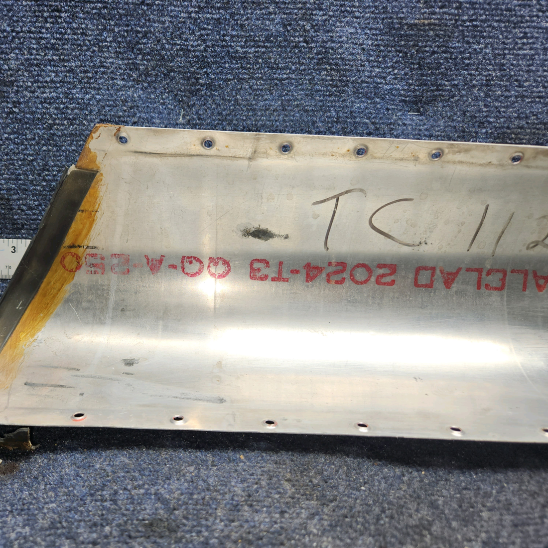 Used aircraft parts for sale, 96-110007-42 BEECHCRAFT 95-55B Inboard Leading Edge Skin - RH