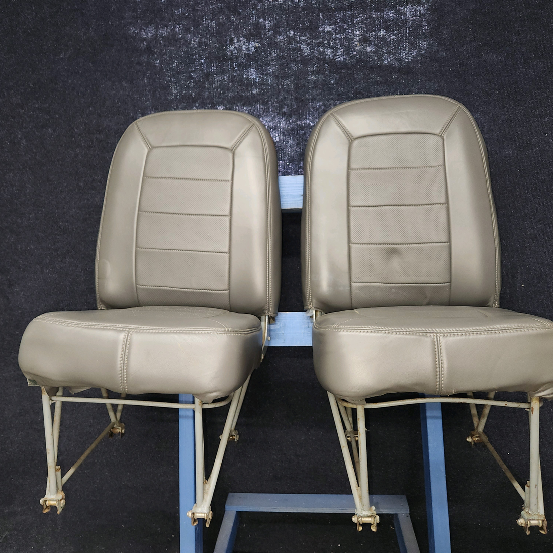 Used aircraft parts for sale, 68061-002, 99359-000, 99358-000 Piper PA-28-140 Complete Seat Upholstery Set with Most Interior Panels
