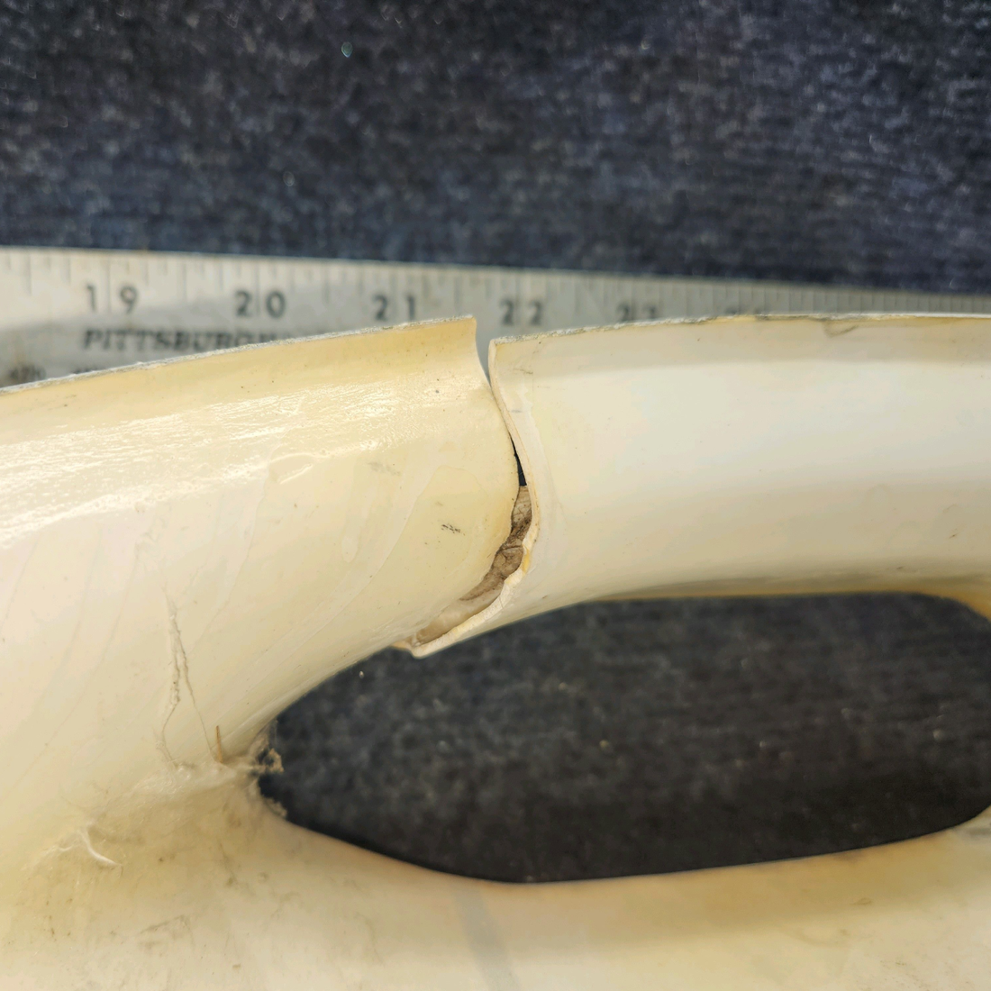 Used aircraft parts for sale, 0723612-4 Cessna 182G Strut Fairing RH (Warped)