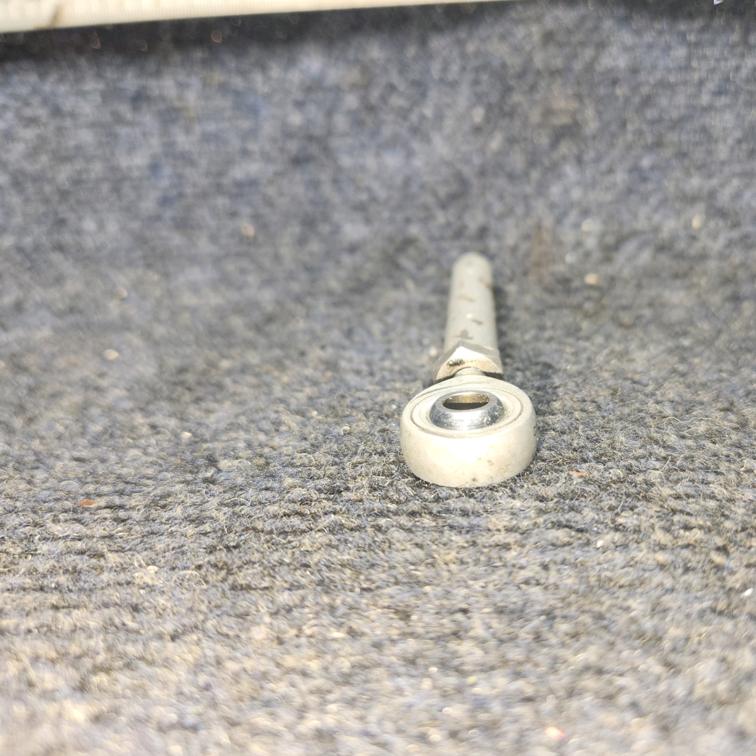 Used aircraft parts for sale, 169-820022-1 Beechcraft A24R Nose Gear Steering Rod - MISSING ONE EYEBOLT.