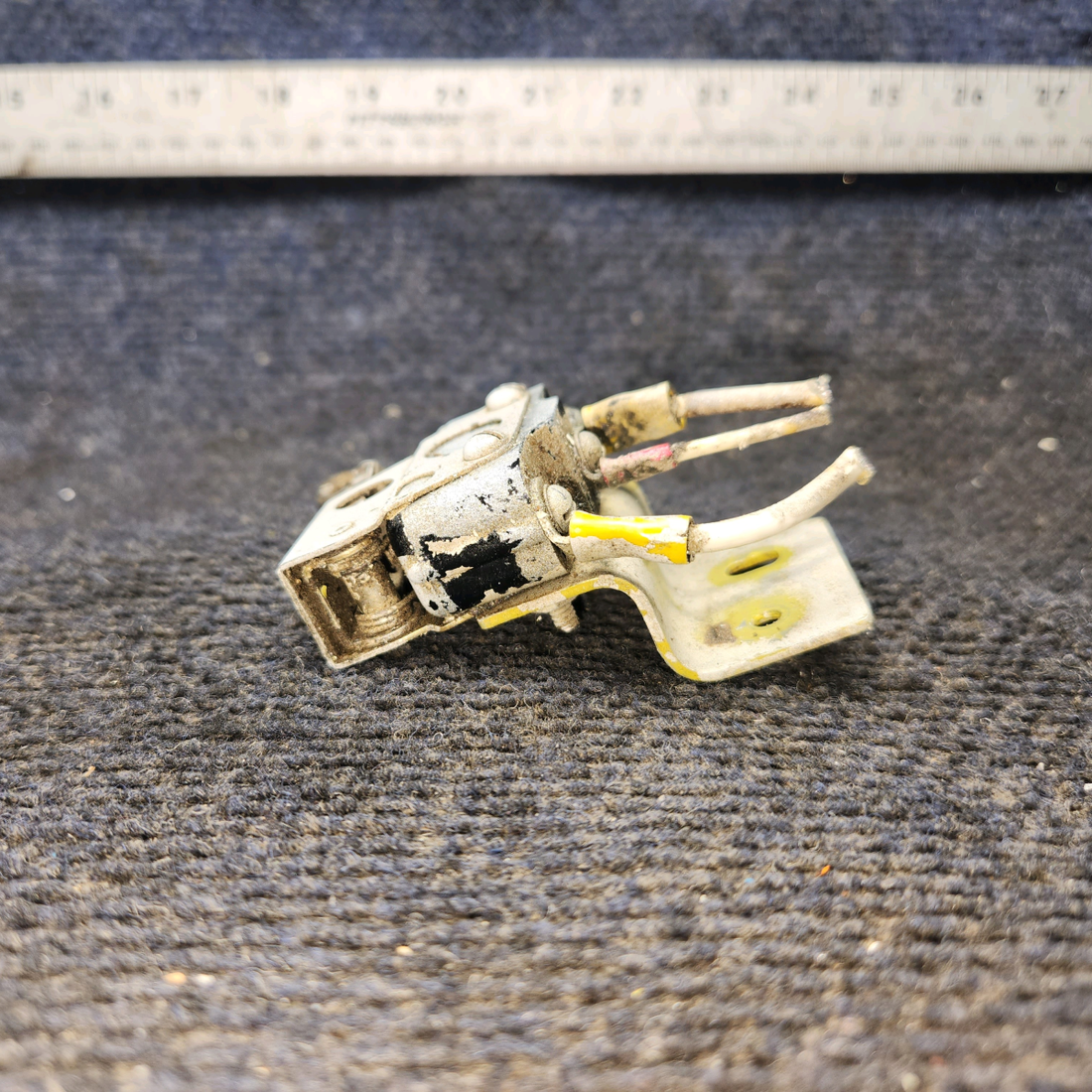 Used aircraft parts for sale, 45-361116 Beechcraft 35-33 Flap Limit Up Switch with Bracket