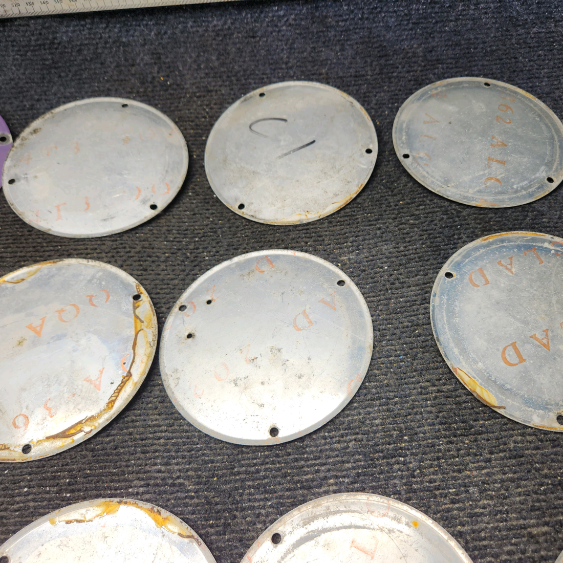Used aircraft parts for sale, S225-1, S225-2 Cessna C175 Lot of Different Plate Covers