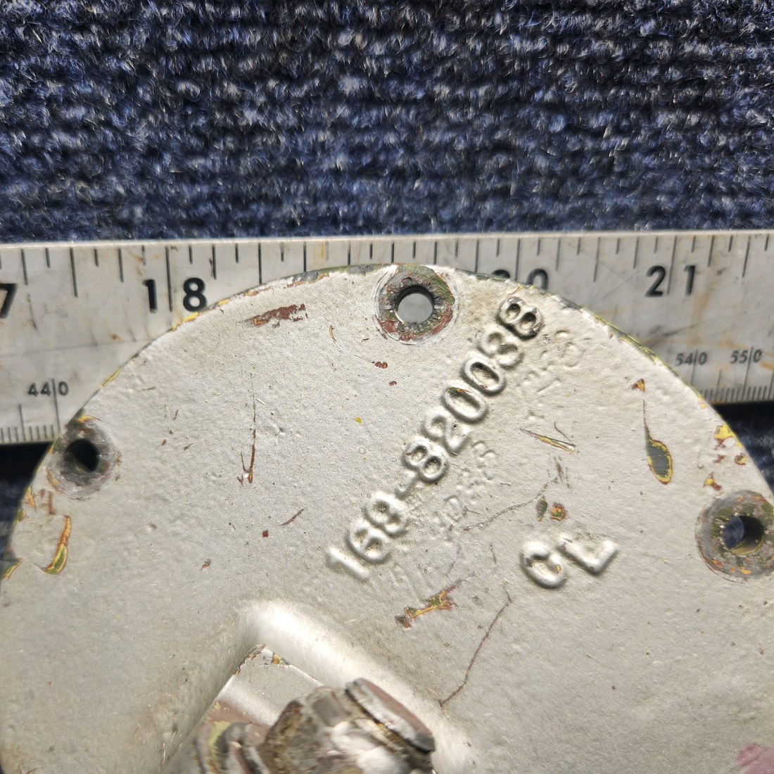 Used aircraft parts for sale, 169-820038-5 Beechcraft A24R Nose Gear Adapter