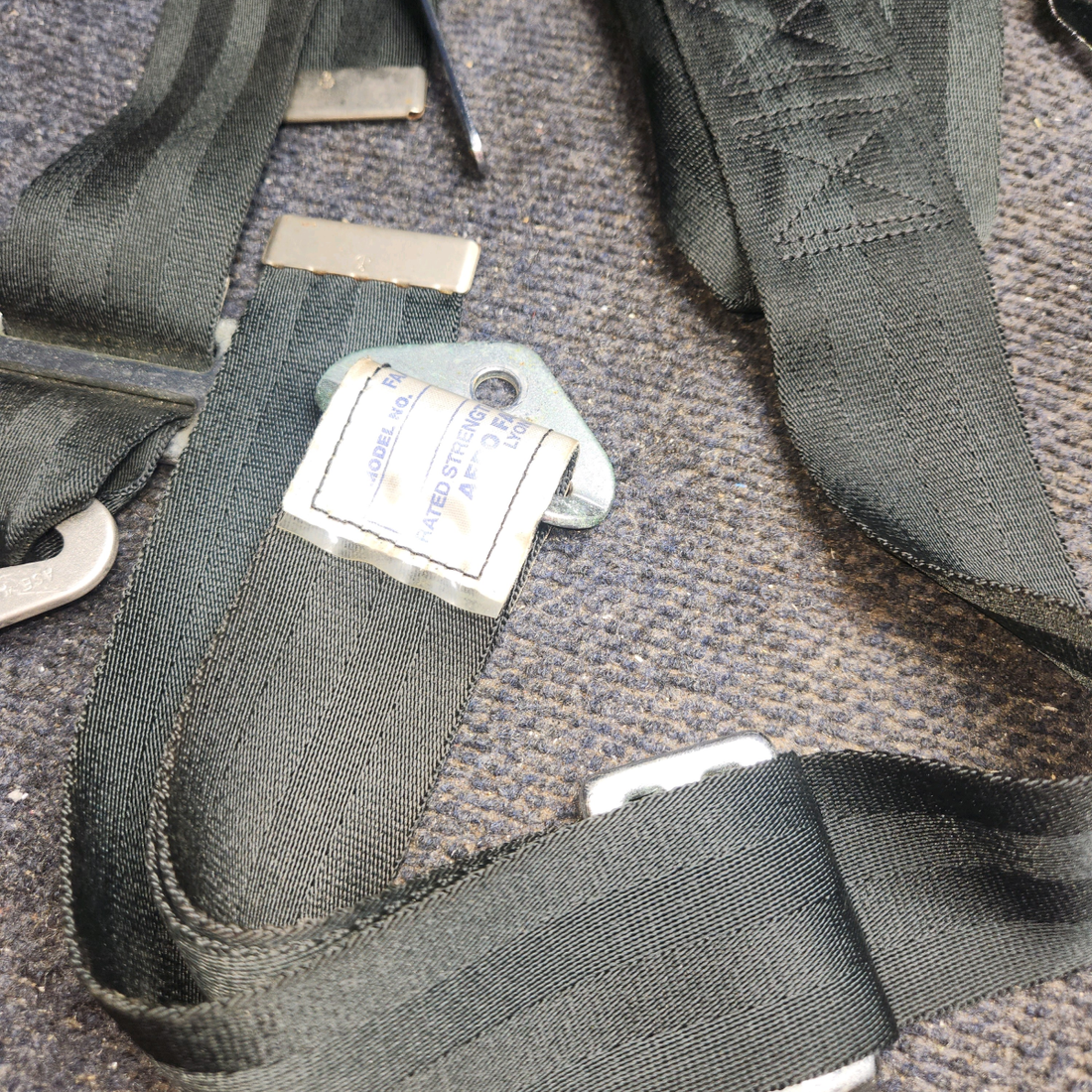 Used aircraft parts for sale, 90-91R60 Aero Fabrication Cessna 172E Seatbelt Assembly