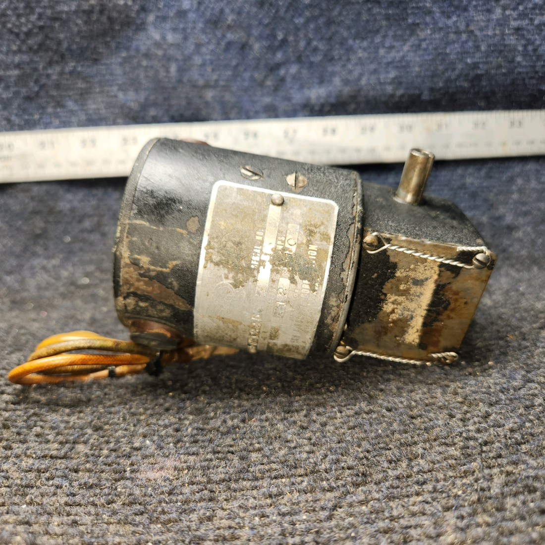 Used aircraft parts for sale, 35-521225 BEECHCRAFT F35 Flap Motor Assy (12V)