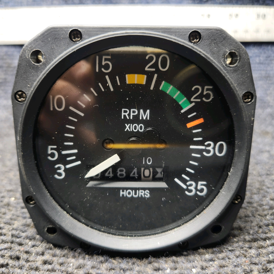 Used aircraft parts for sale, SL1010-55006-13-N00 SL1010 Cessna 172E RPM Recording Tachometer Gauge