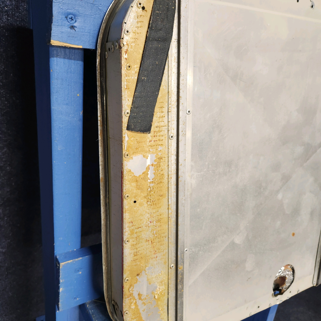 Used aircraft parts for sale, 35-410070-602 BEECHCRAFT F35 BAGGAGE DOOR ASSEMBLY NO KEY- INTERIOR MODIFIED "SEE PHOTOS FOR DETAIL"