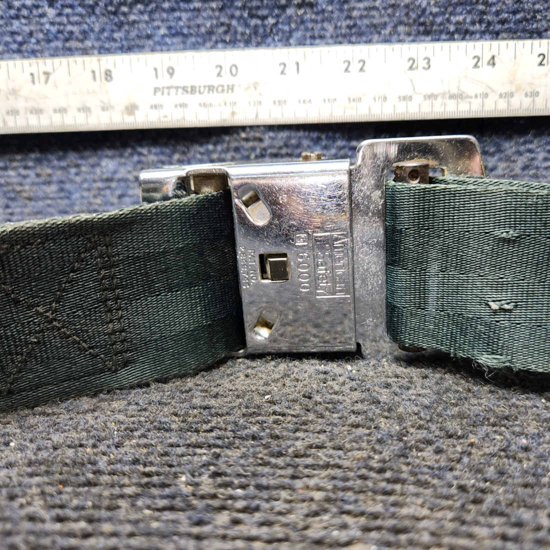 Used aircraft parts for sale, 502985-401 America Safety Beechcraft C23 SUNDOWNER Safety Seat Belt