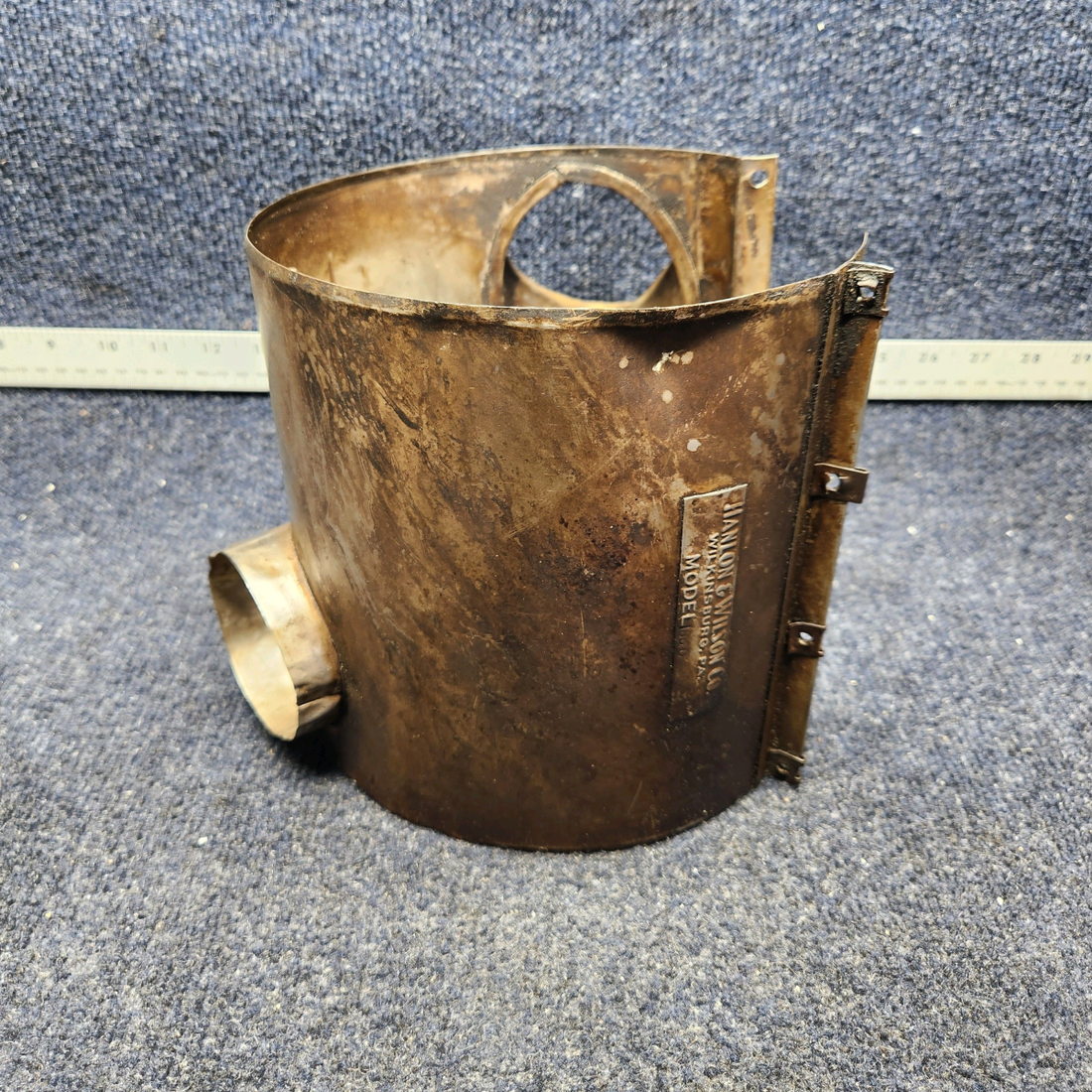 Used aircraft parts for sale, 35-950129-1 BEECHCRAFT F35 SHROUND ASSY EXHAUST