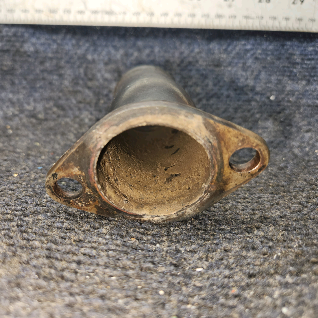 Used aircraft parts for sale, 0550176-57 Continental O-300-D Cessna 172F Exhaust Curved Riser