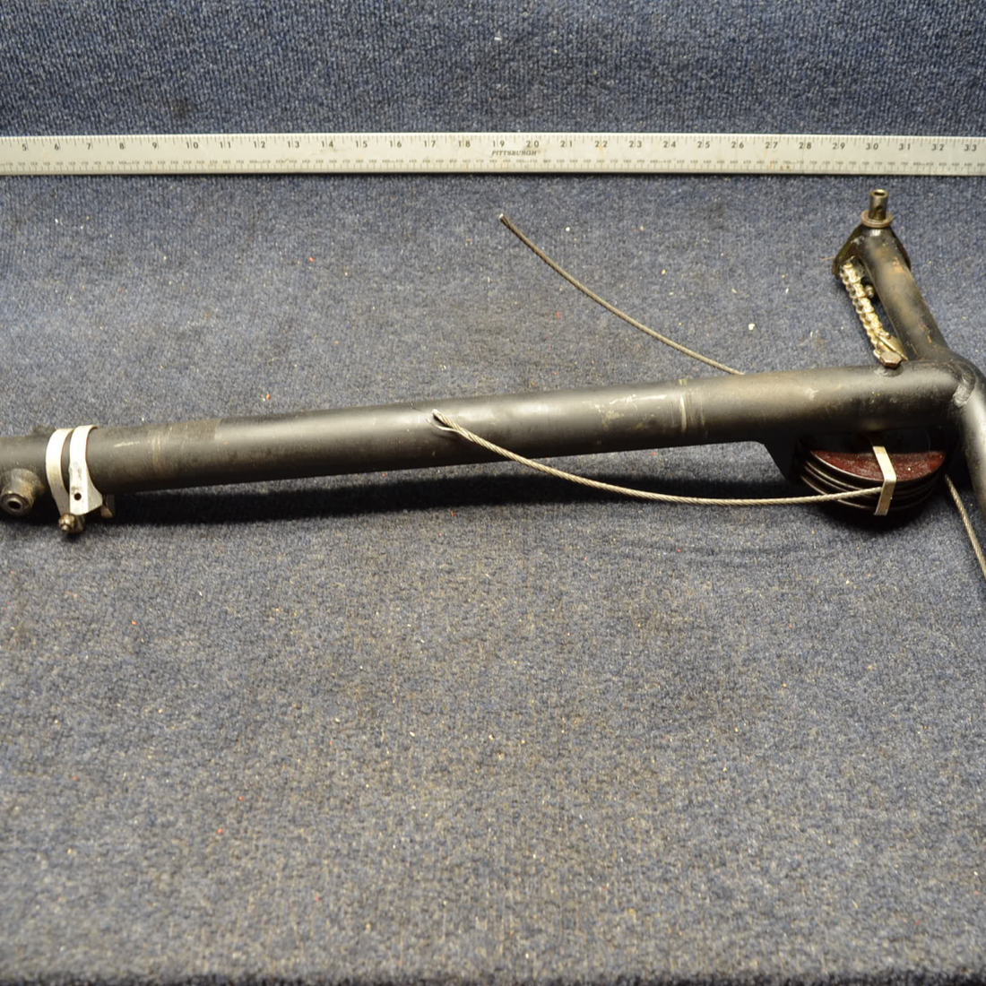 Used aircraft parts for sale, 0411221-4 Cessna C175 CONTROL T COLUMN ASSEMBLY