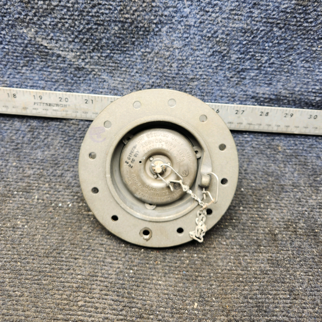 Used aircraft parts for sale, 416-85, 45-921544 Beechcraft 35-33 Fuel Cap Assembly with Adapter