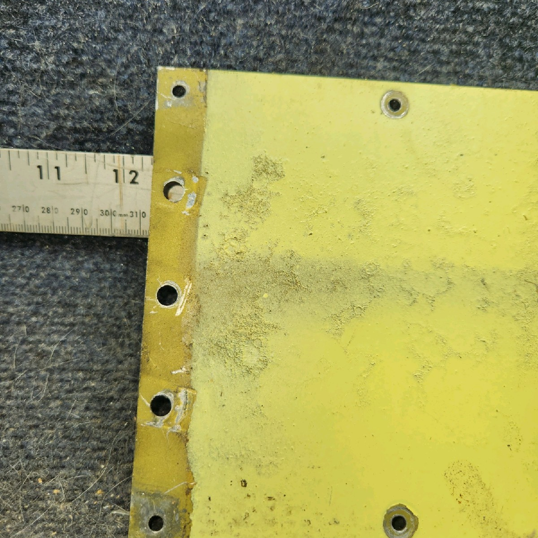 Used aircraft parts for sale, 63287-000 piper PA-28-181 Tunnel Top Center Rear Plate