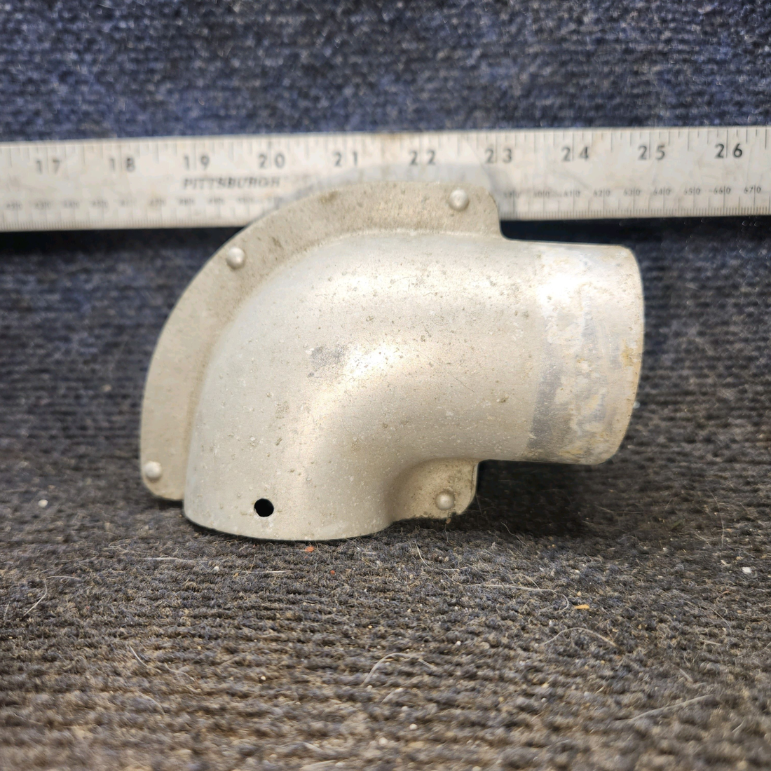 Used aircraft parts for sale, 450314 cessna 172N Fresh Air Vent Elbow LH