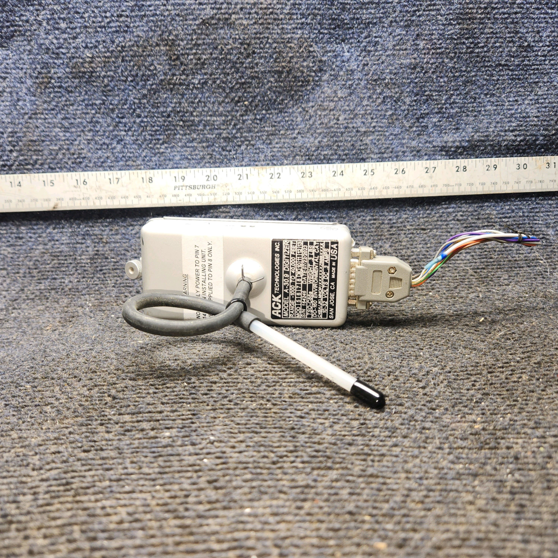 Used aircraft parts for sale, A30.02.00 ACK Technologies A-30.9 cessna 172k Altitude Digitizer Assembly with Mod