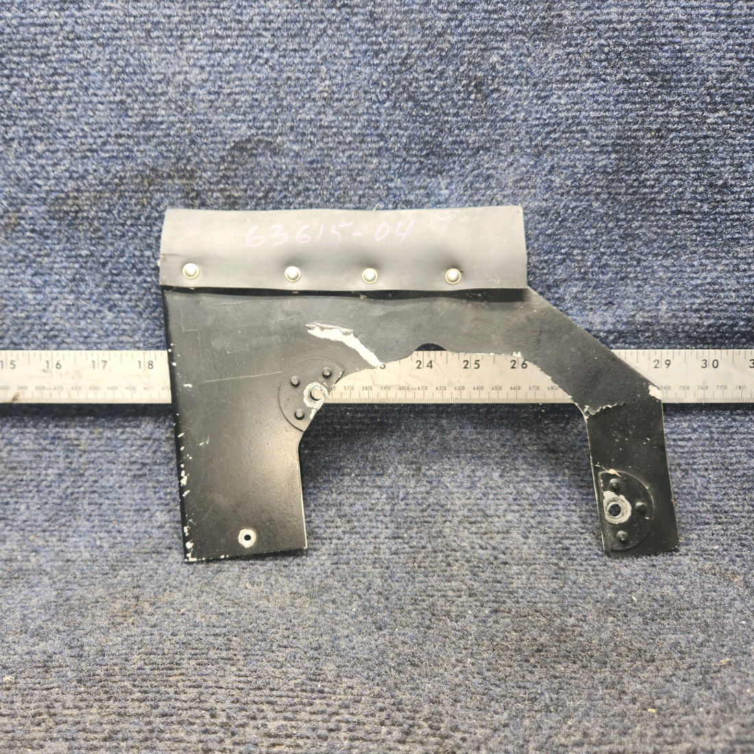 Used aircraft parts for sale, 63615-04 Piper PA28-140 Baffle Right Side Rear