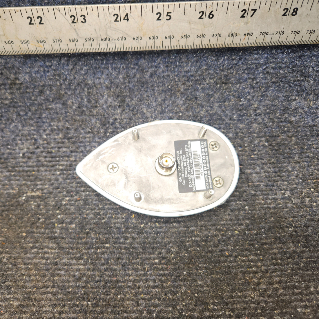 Used aircraft parts for sale, 011-01033-00 Garmin GA-55 Beechcraft C23 SUNDOWNER Communications Antenna