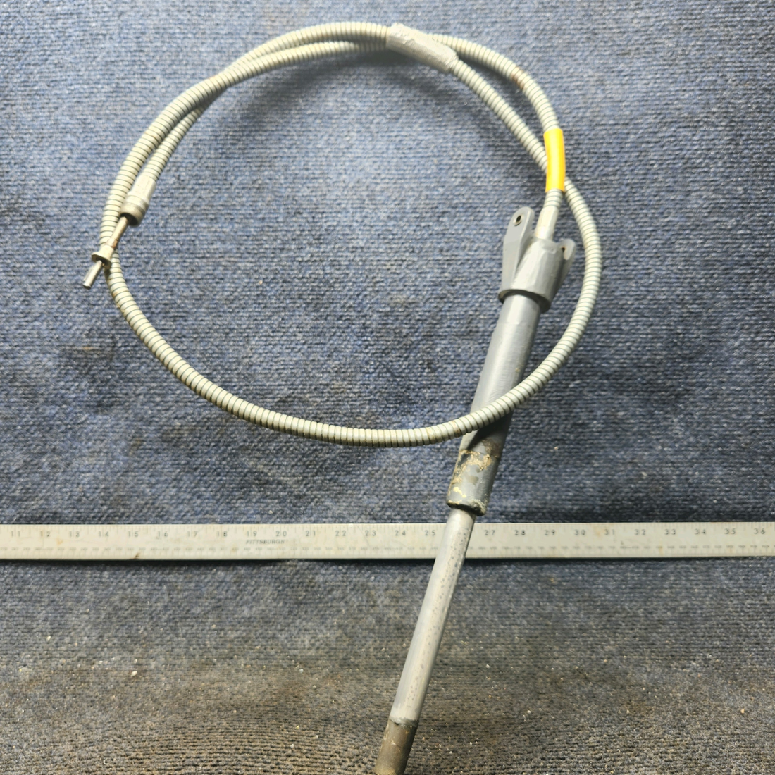 Used aircraft parts for sale, 45-521212-604 Beechcraft 35-33 Flap Actuator w/ Flex Shaft