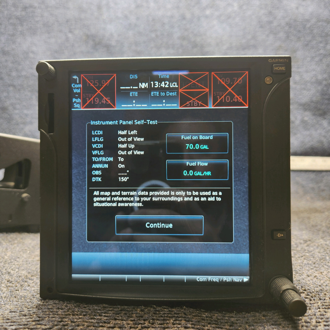 Used aircraft parts for sale, 011-02282-00 Garmin GTN-750 WAAS PIPER PA-24-250 GPS-Nav-Com Unit with Mods, NO Data Card
