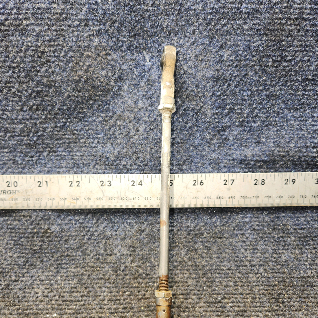 Used aircraft parts for sale, 0523218 Cessna 182G Aileron Push Pull Rod Assembly