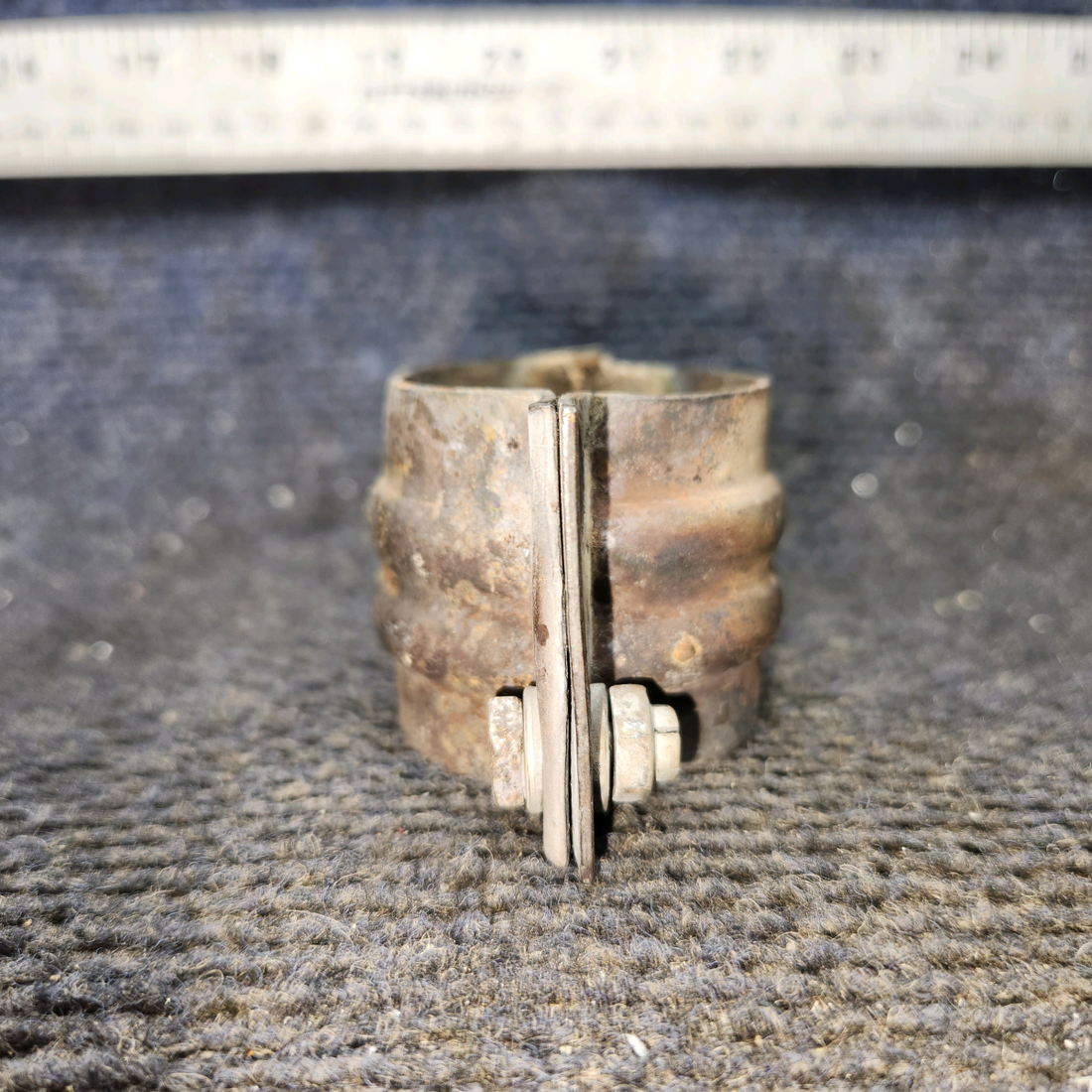 Used aircraft parts for sale, 0550176-50 Cessna 172E Exhaust Clamp Assy