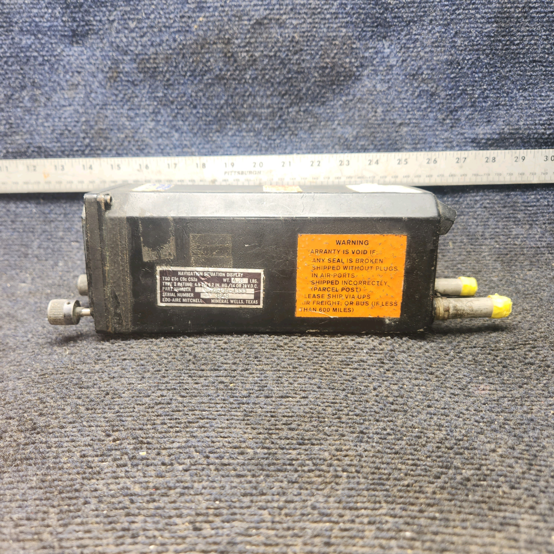 Used aircraft parts for sale, 52D136-1333 Century Flight Systems NSD 360 Cessna T210 HSI Navigation Situation Display