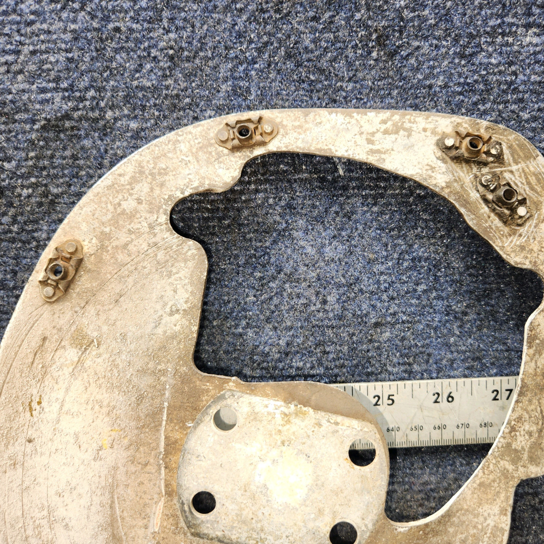 Used aircraft parts for sale, 0441143-27 Cessna C175 Main Gear Wheel Fairing Plate Assembly - LH