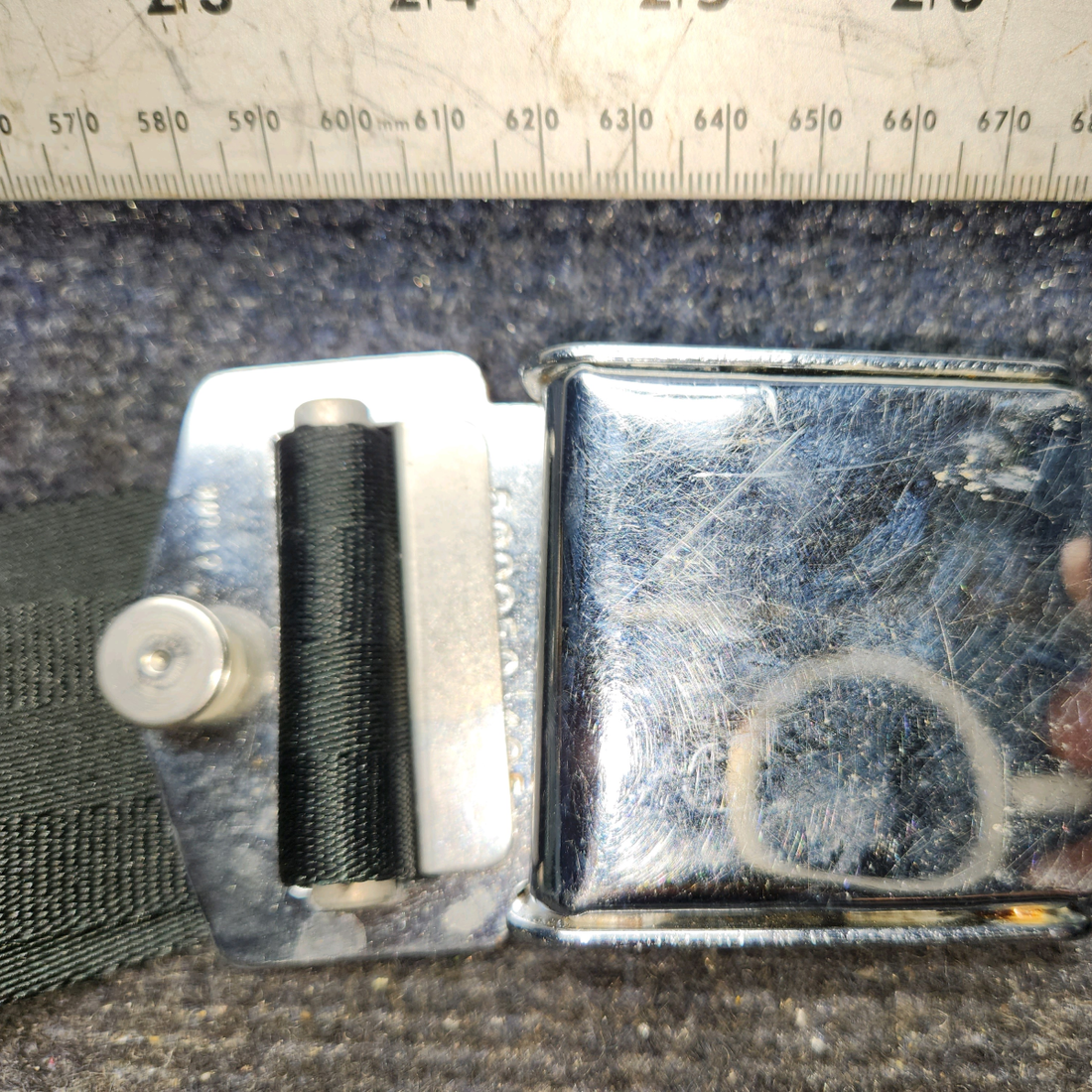 Used aircraft parts for sale, 502985-401 America Safety Beechcraft C23 SUNDOWNER Safety Seat Belt