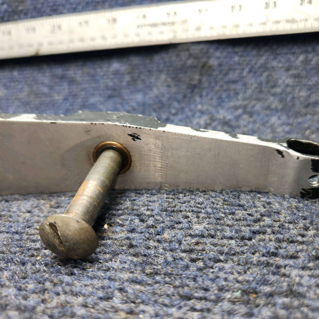 Used aircraft parts for sale, 76407-003 PIPER PA28RT-201 BellCrank Nose Wheel Steering Assy