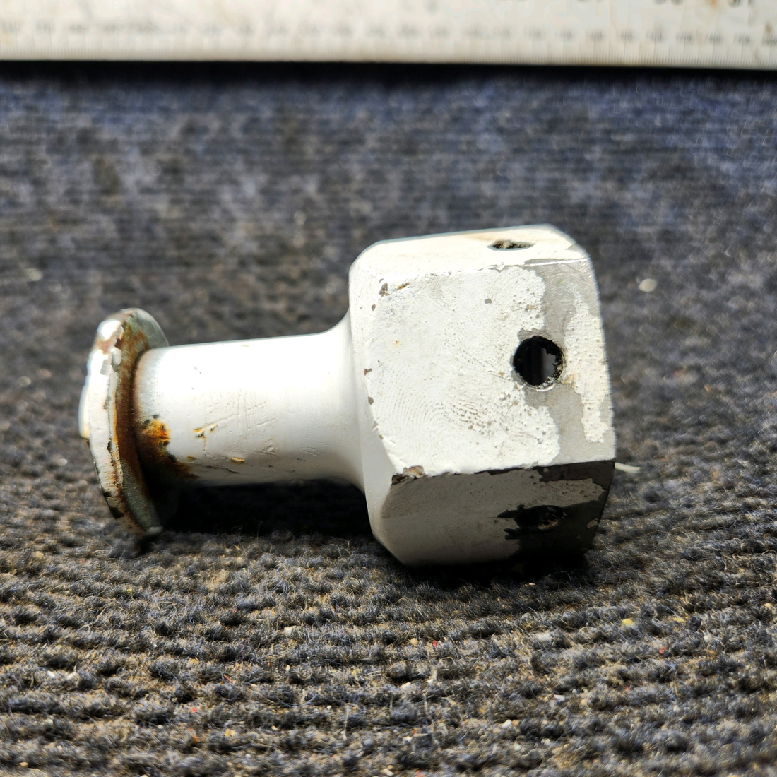 Used aircraft parts for sale, 0441130-2 Cessna 172E Main Gear Axle Fairing Nut (Length: 2.563")
