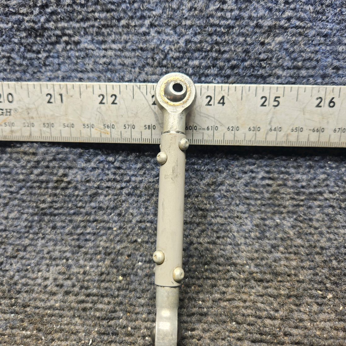 Used aircraft parts for sale, 95-524018-33 Beechcraft 35-33 Tube Rudder Pedal Push Rod