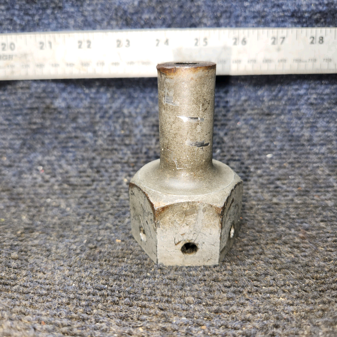 Used aircraft parts for sale, 0441130-1 Cessna 172 Main Gear Wheel Pant Axle Nut Length: 3"