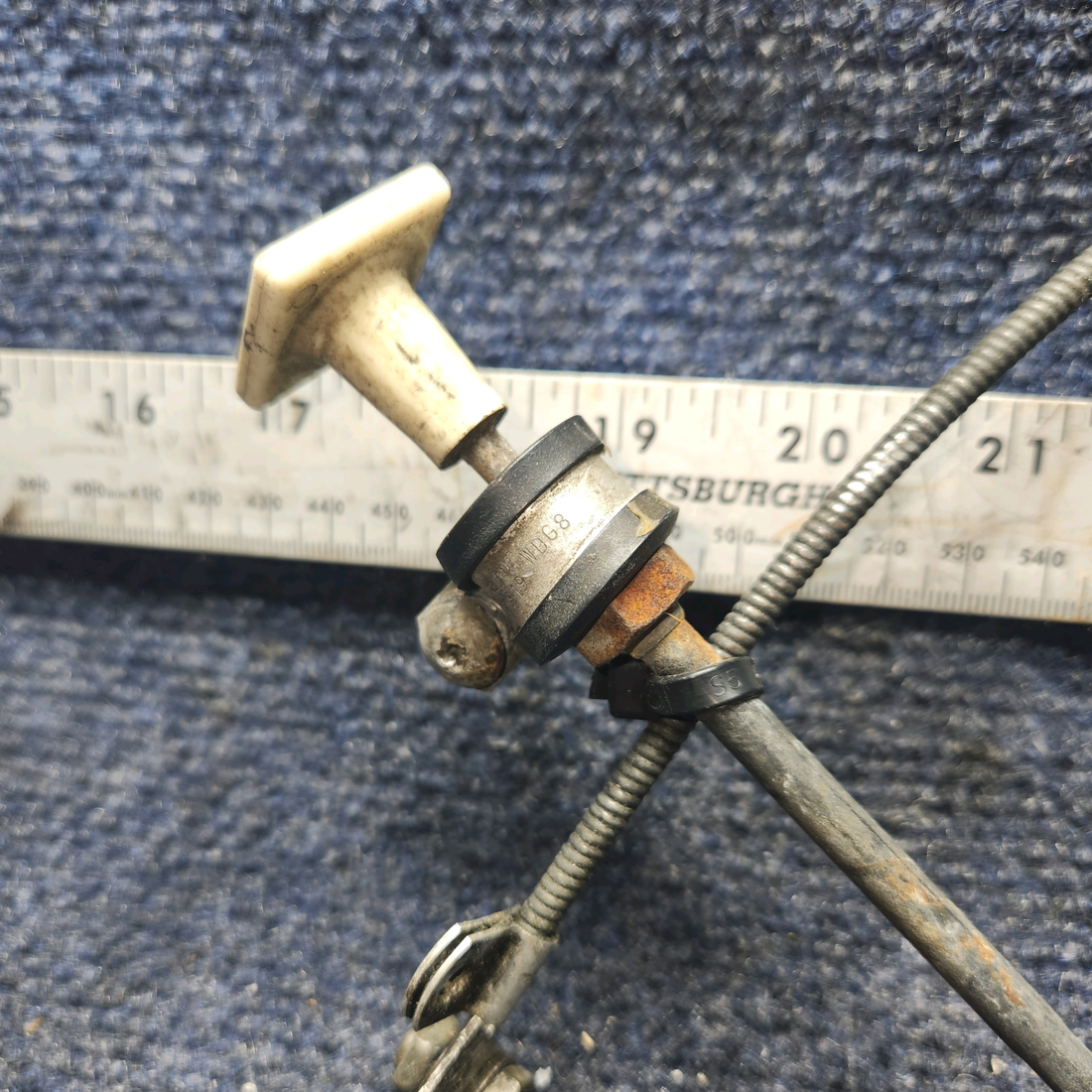Used aircraft parts for sale, S1517-2 Cessna 182P Fuel Strainer Control Cable 31"