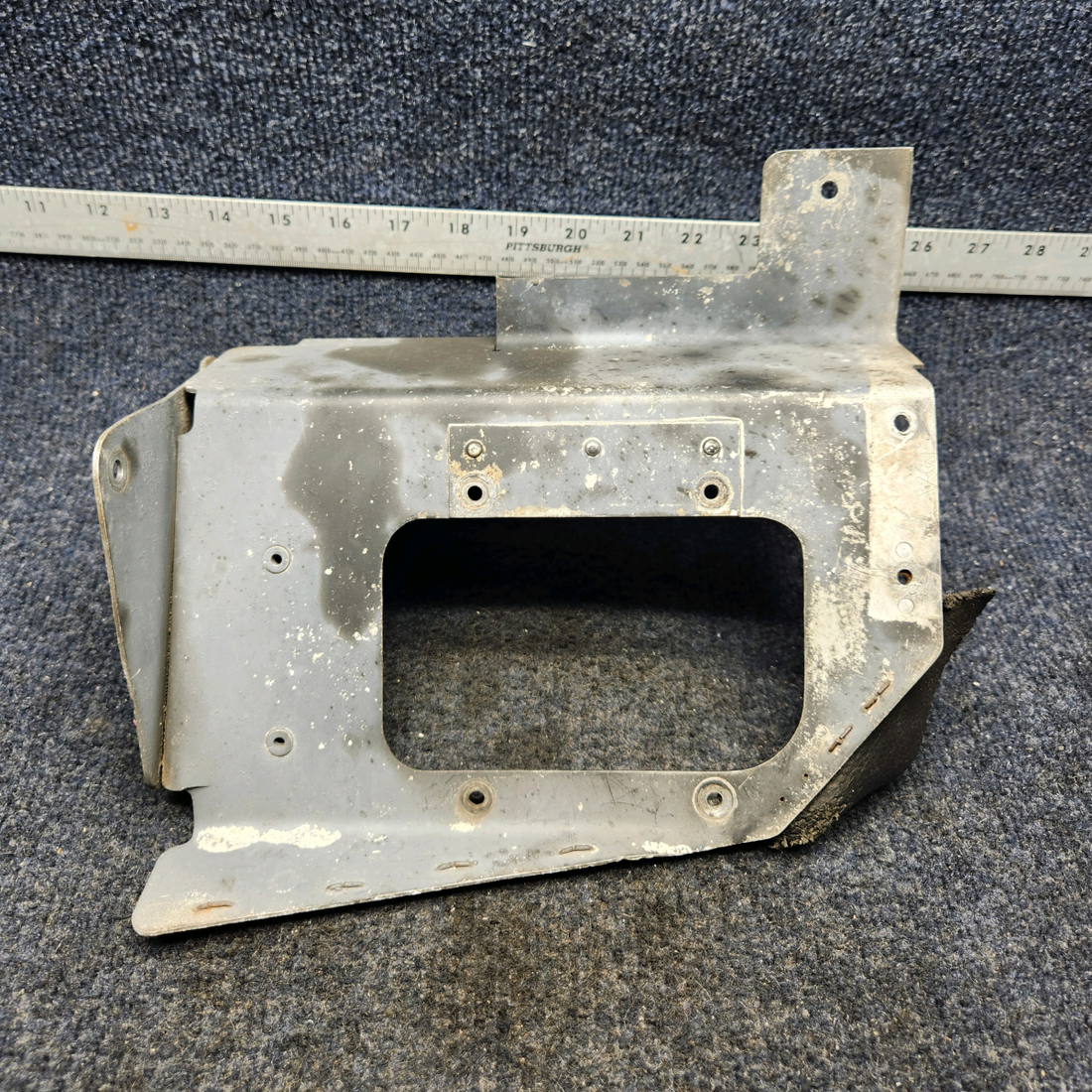 Used aircraft parts for sale, 63617-015 PIPER PA28-140 ENGINE BAFFLE ASSY LH FRONT