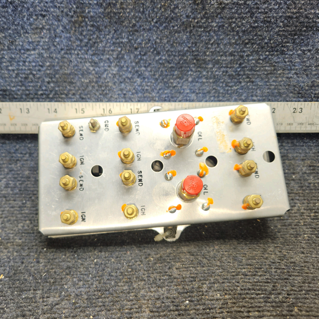 Used aircraft parts for sale, 39569-003 Rochester Gauges Piper PA34-220T Intrument Gauge Cluster (12V)