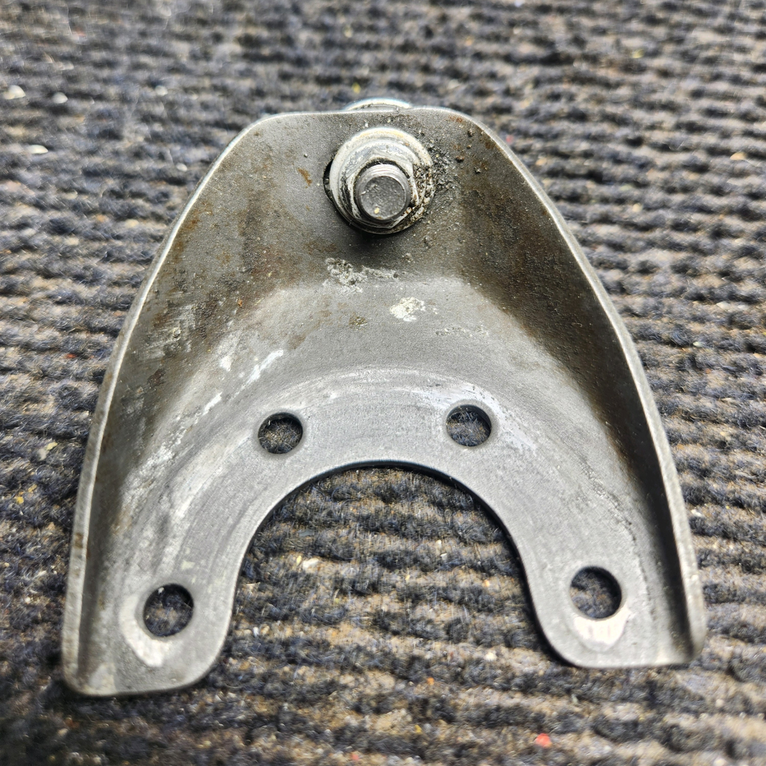 Used aircraft parts for sale, 35-825024-2 Beechcraft 35-33 Nose Gear Roller Bracket Assembly