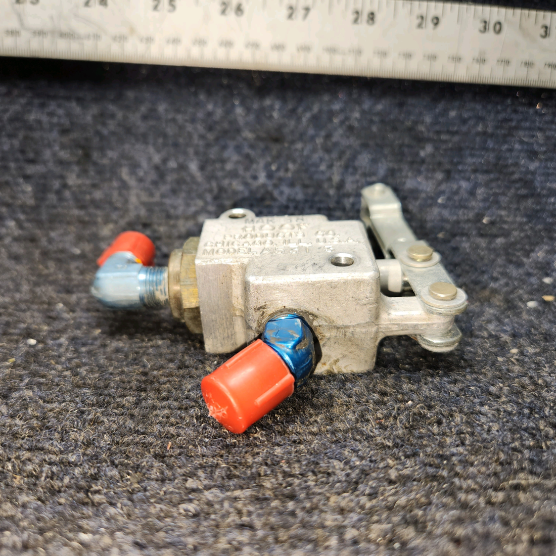 Used aircraft parts for sale, A53T3 Hoof BEECHCRAFT 95-55B Parking Brake Valve