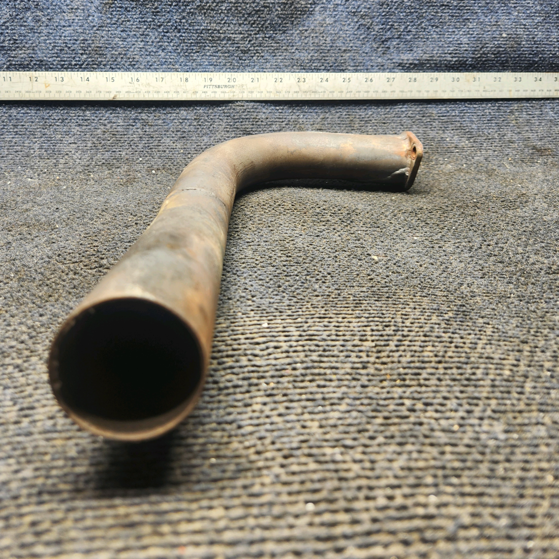 Used aircraft parts for sale, 63726-04 Lycoming Piper PA-28-140 Exhaust Stack Assembly – RH Forward