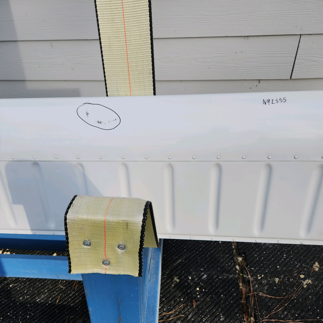 Used aircraft parts for sale, 65590-001 PIPER PA28-161 Warrior III FLAP ASSEMBLY RH HAVE CRACK INDBOARD