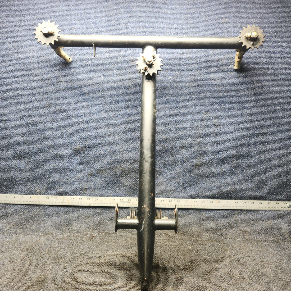 Used aircraft parts for sale, 62703-033 Piper PA-28-140 Tee-Bar Control Column Assembly