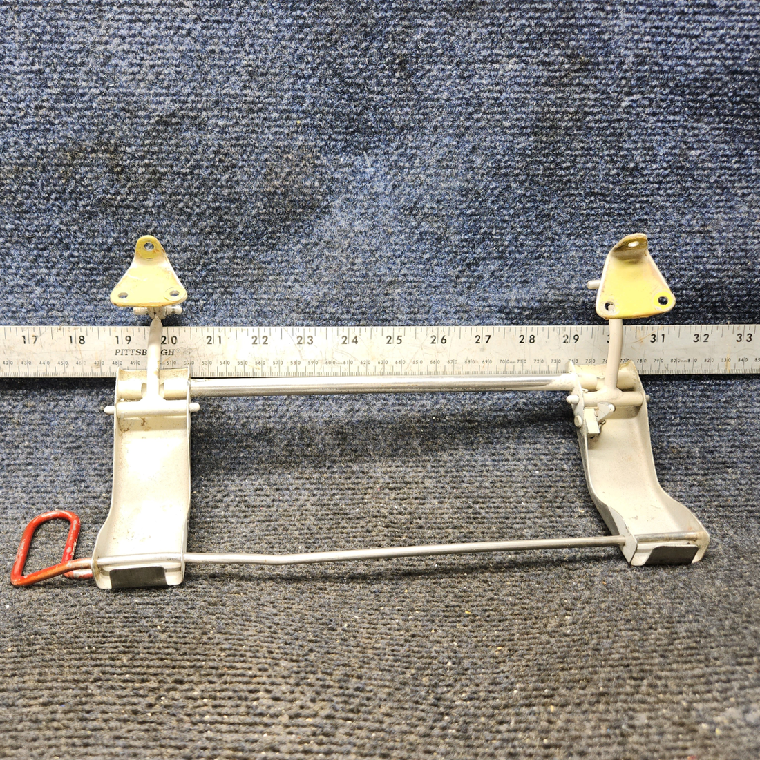 Used aircraft parts for sale, 35-415312-1 BEECHCRAFT F35 Cabin Window Handle Assembly with Pin, Support, and Linkages - LH
