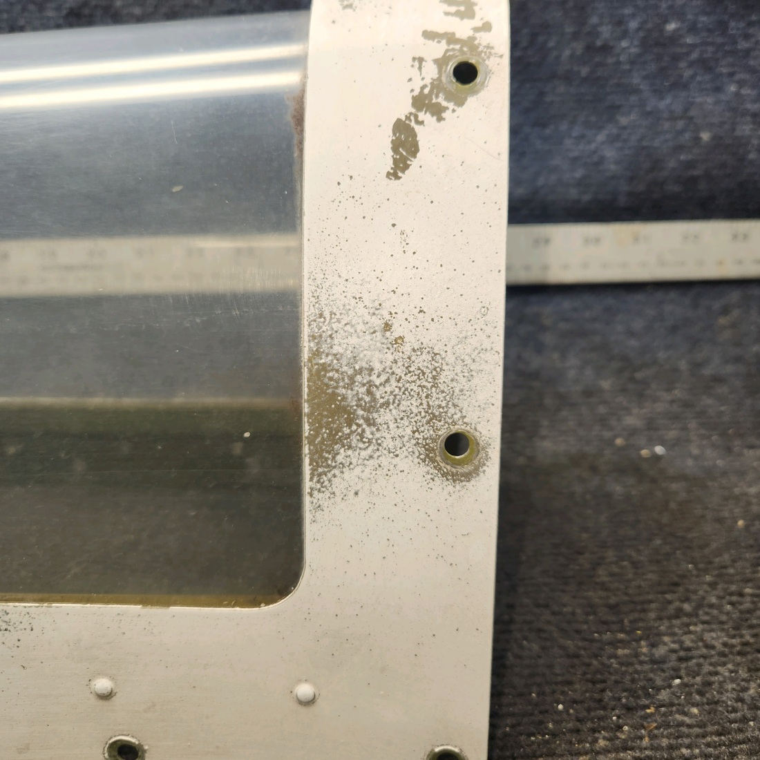 Used aircraft parts for sale, 0523115 Cessna 172 Landing Light Window Assembly