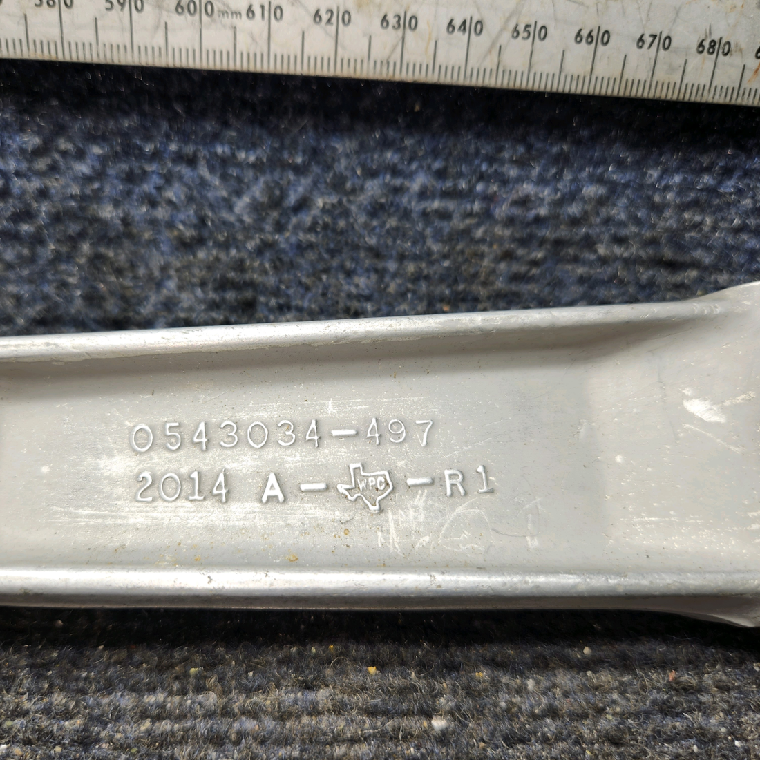 Used aircraft parts for sale, 0543035-2 Cessna C175 Lower Nose Gear Torque Link