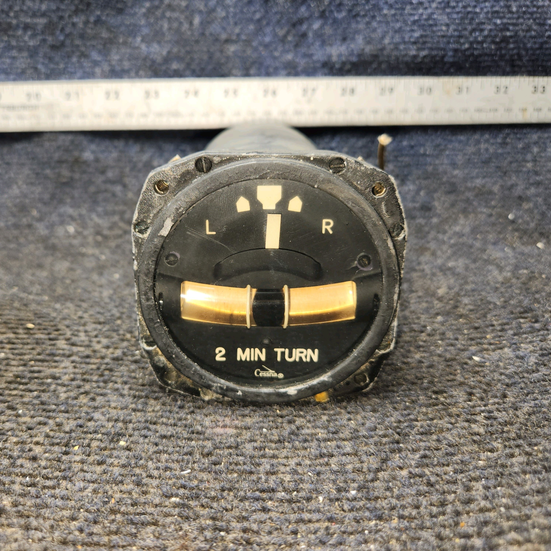 Used aircraft parts for sale, 23-328-04 Garwin Cessna 172 Electric Turn & Bank Indicator (12V)