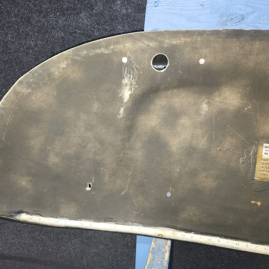 Used aircraft parts for sale, 05-03894 PIPER PA-24-250 Glareshield Piper PA-24 PA-30 LED 12V