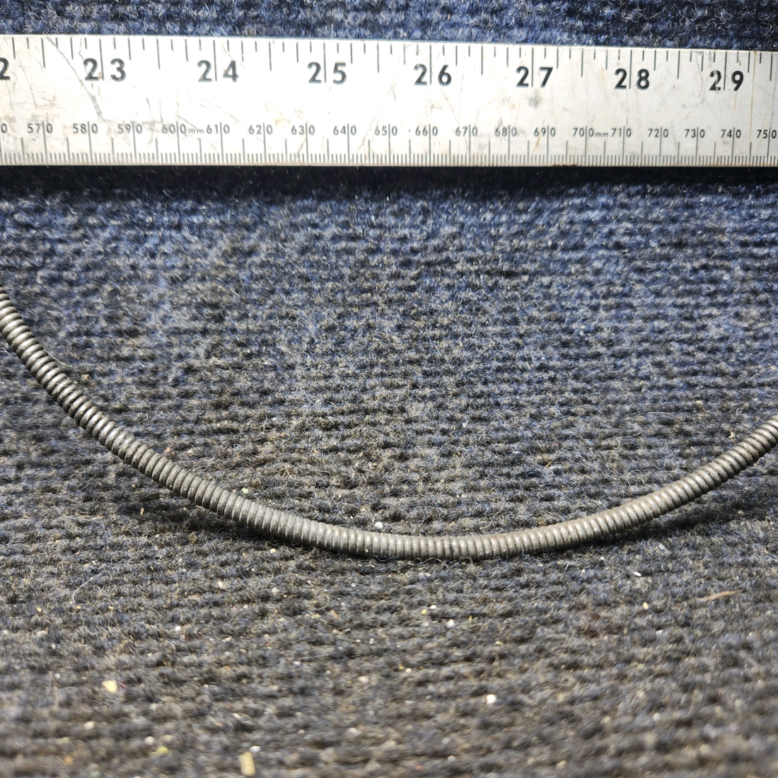 Used aircraft parts for sale, S1230-3 Cessna 182G Carburetor Heat Control Cable (Length: 41.5”)